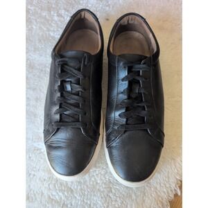 New Republic Kurt Leather Sneaker Black Men's Sz 10 US 43 EU Style 01-148